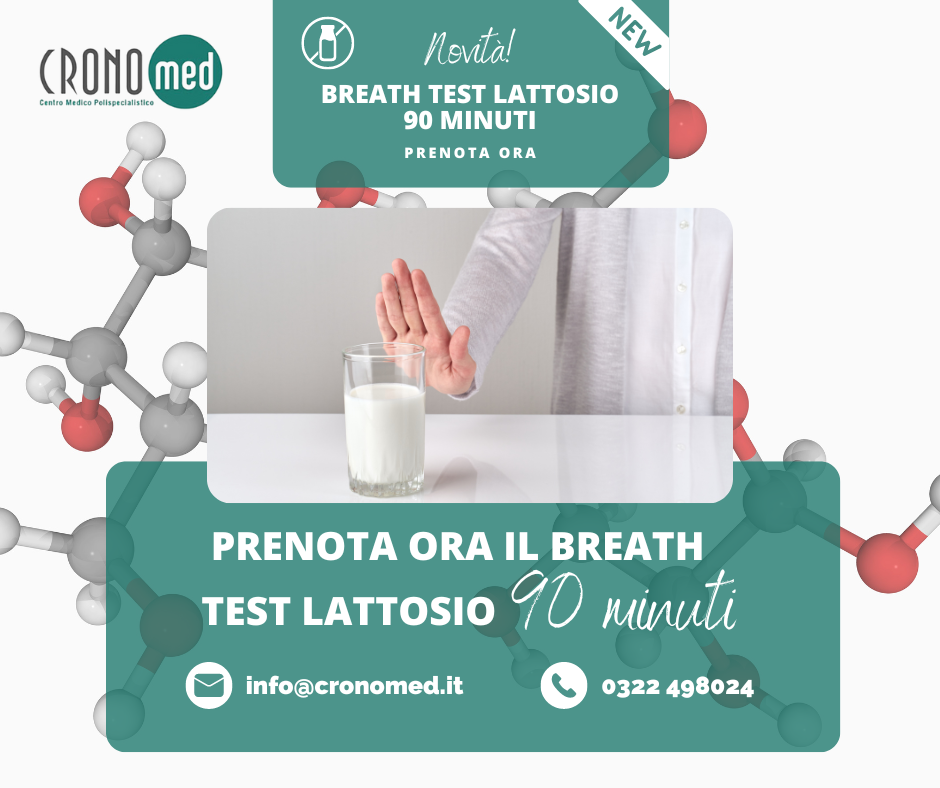 Breath Test Lattosio Dormelletto Piemonte